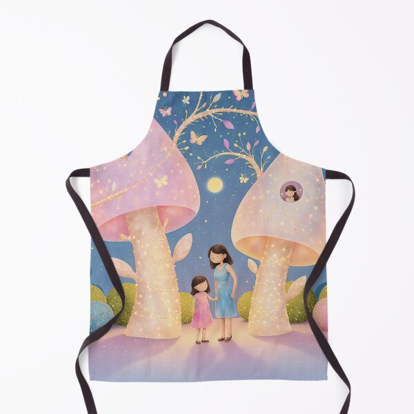 Item preview, Enchanted Walk Among Glowing Mushrooms designed and sold by Whimsical Hug.