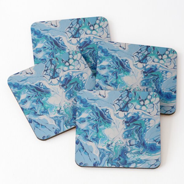 Item preview, Oceanic Structures, original Fluid Art designed and sold by PourtionOfArt.
