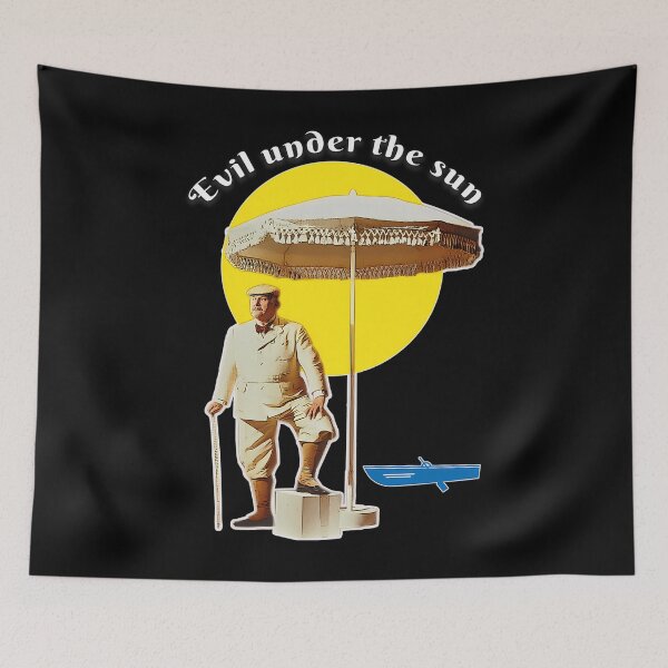 Item preview, Hercule Poirot Evil Under The Sun Agatha Christie designed and sold by GeraldAkers.