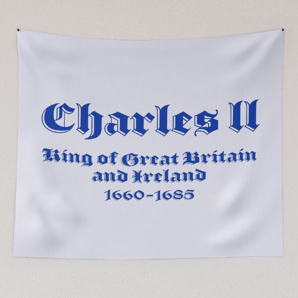 Item preview, Charles II, King of Great Britain and Ireland, British Monarchs designed and sold by CharlottePlaceArt.