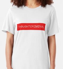 Camiseta ajustada ¿PENSAMIENTO CRIMINAL? segundo