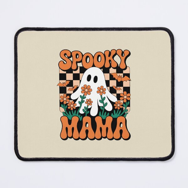 Item preview, Spooky Mama Ghost Halloween Flowers Retro designed and sold by iconking.