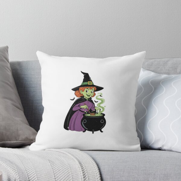 Artikelvorschau, Vintage Halloween-Hexe entworfen und verkauft von Homelesssquid's Stickers & More.