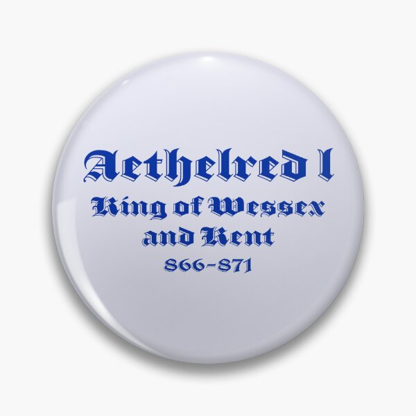Item preview, Aethelred I, King of Wessex and Kent, British Monarchs designed and sold by CharlottePlaceArt.