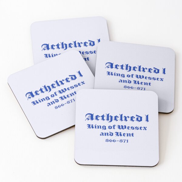 Item preview, Aethelred I, King of Wessex and Kent, British Monarchs designed and sold by CharlottePlaceArt.