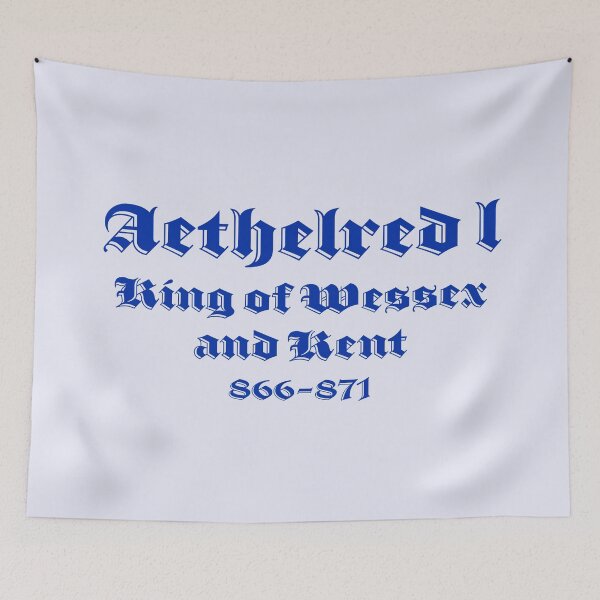 Item preview, Aethelred I, King of Wessex and Kent, British Monarchs designed and sold by CharlottePlaceArt.