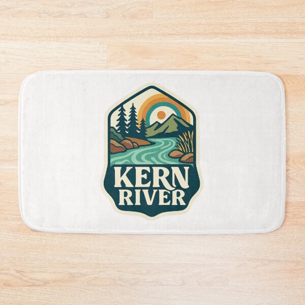 Item preview, Kern River Pines – California Mountain River Badge designed and sold by Places On Earth.