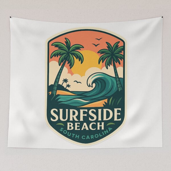 Item preview, Surfside Beach Wave – South Carolina Ocean Escape designed and sold by Places On Earth.