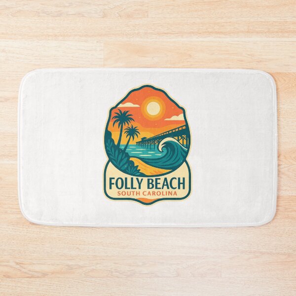 Item preview, Folly Beach Pier – Vibrant South Carolina Sunset Scene designed and sold by Places On Earth.