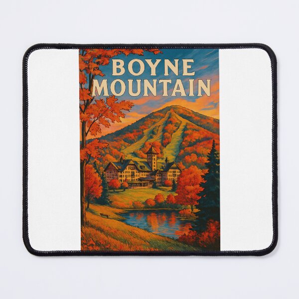 Item preview, Boyne Mountain Lodge in Autumn – Northern Michigan Landscape designed and sold by Places On Earth.
