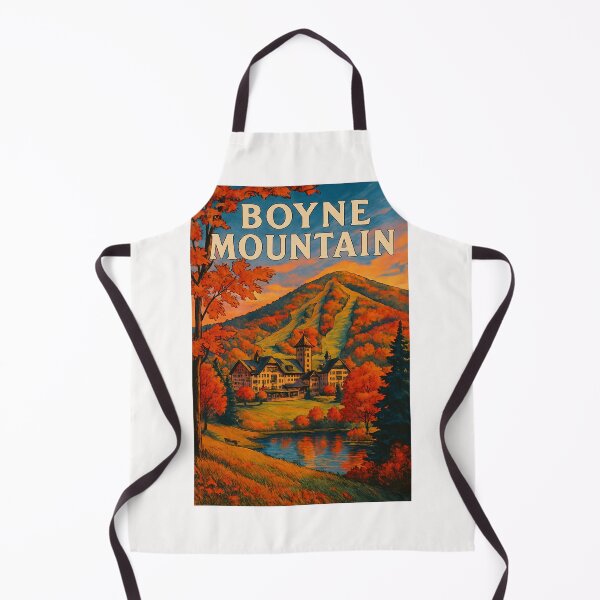 Item preview, Boyne Mountain Lodge in Autumn – Northern Michigan Landscape designed and sold by Places On Earth.