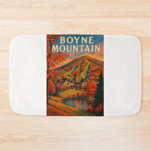 Item preview, Boyne Mountain Lodge in Autumn – Northern Michigan Landscape designed and sold by Places On Earth.