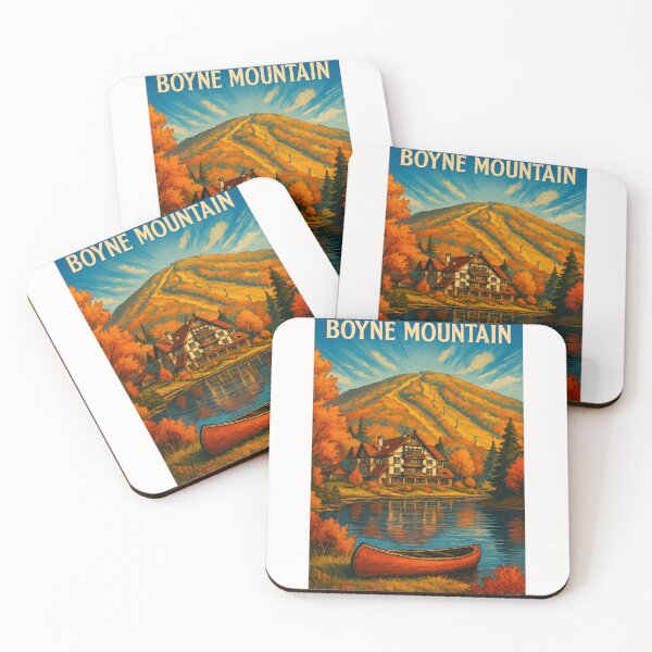 Item preview, Boyne Mountain Canoe View – Fall Retreat in Charlevoix County designed and sold by Places On Earth.