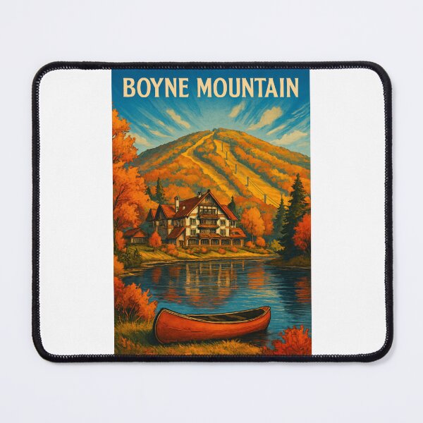 Item preview, Boyne Mountain Canoe View – Fall Retreat in Charlevoix County designed and sold by Places On Earth.