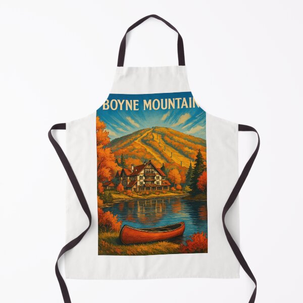 Item preview, Boyne Mountain Canoe View – Fall Retreat in Charlevoix County designed and sold by Places On Earth.