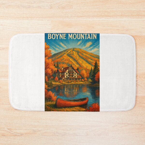 Item preview, Boyne Mountain Canoe View – Fall Retreat in Charlevoix County designed and sold by Places On Earth.