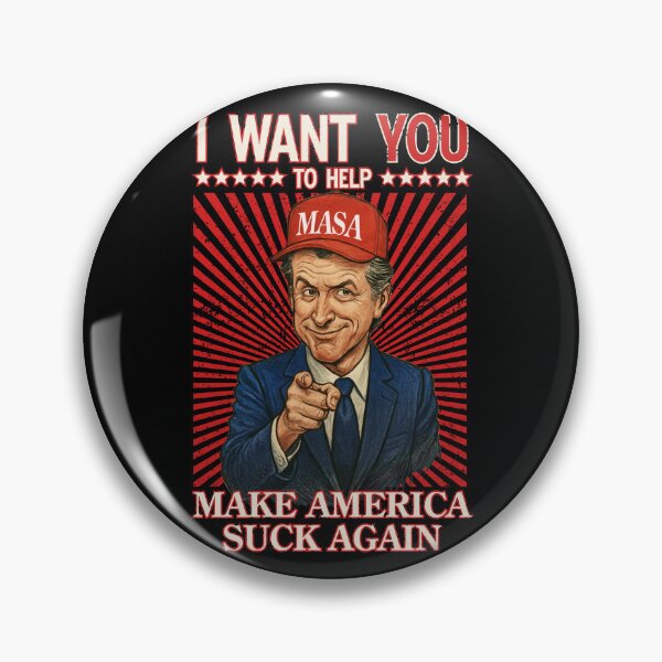 Item preview, Uncle Newsom Make America Suck Again designed and sold by wolfkin-design.