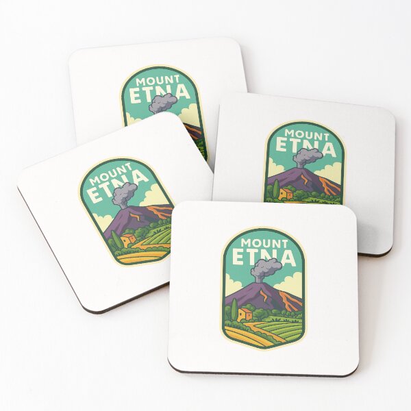 Item preview, Mount Etna Vineyards Badge – Sicily’s Volcanic Countryside designed and sold by Places On Earth.