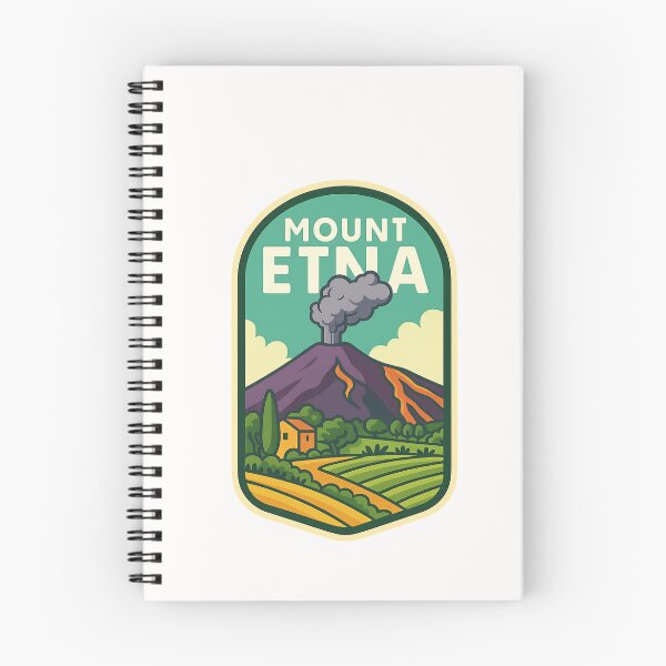 Item preview, Mount Etna Vineyards Badge – Sicily’s Volcanic Countryside designed and sold by Places On Earth.