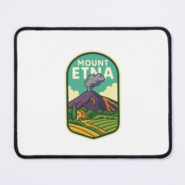 Item preview, Mount Etna Vineyards Badge – Sicily’s Volcanic Countryside designed and sold by Places On Earth.