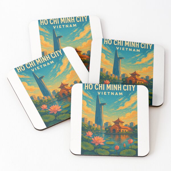 Item preview, Ho Chi Minh City Lotus View – Vietnam Skyline with Bitexco Tower designed and sold by Places On Earth.
