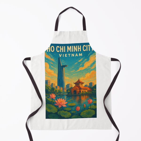 Item preview, Ho Chi Minh City Lotus View – Vietnam Skyline with Bitexco Tower designed and sold by Places On Earth.