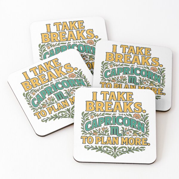 Item preview, Capricorn "I Take Breaks. To Plan More" Art Nouveau T-Shirt | Strategic Zodiac Tee designed and sold by MySpiritTravels.