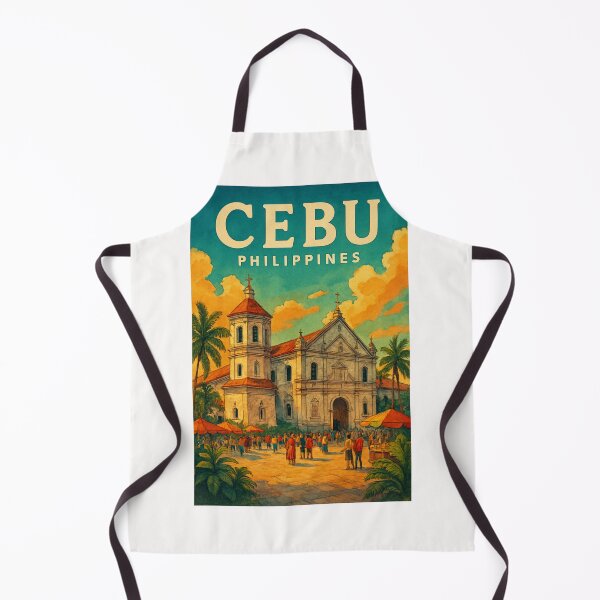 Item preview, Cebu Cathedral Courtyard – Visayas Cultural Landmark in the Philippines designed and sold by Places On Earth.