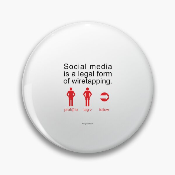 Item preview, anti social media designed and sold by TWDHannah.