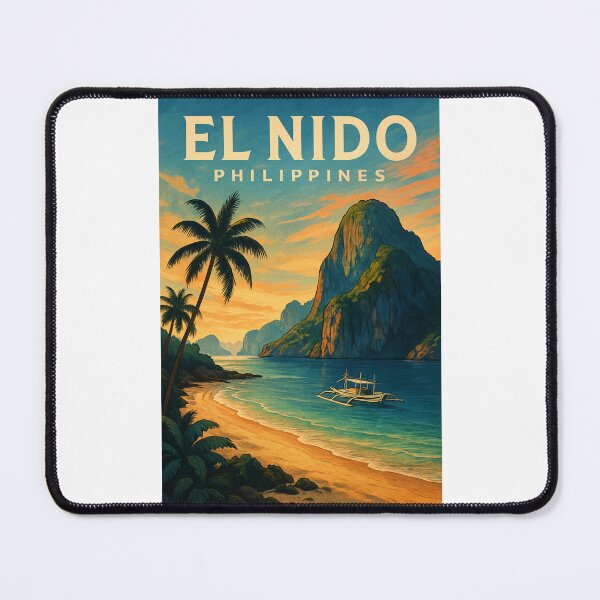 Item preview, El Nido, Philippines – Sunset Over Limestone Cliffs designed and sold by Places On Earth.