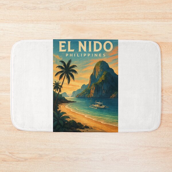 Item preview, El Nido, Philippines – Sunset Over Limestone Cliffs designed and sold by Places On Earth.