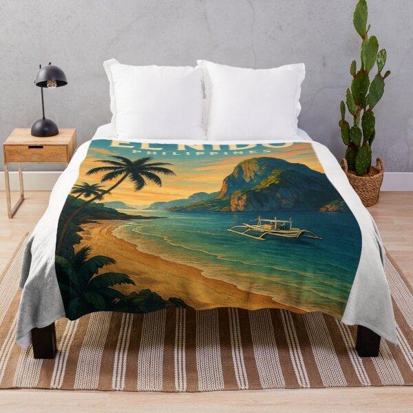 Item preview, El Nido, Philippines – Sunset Over Limestone Cliffs designed and sold by Places On Earth.