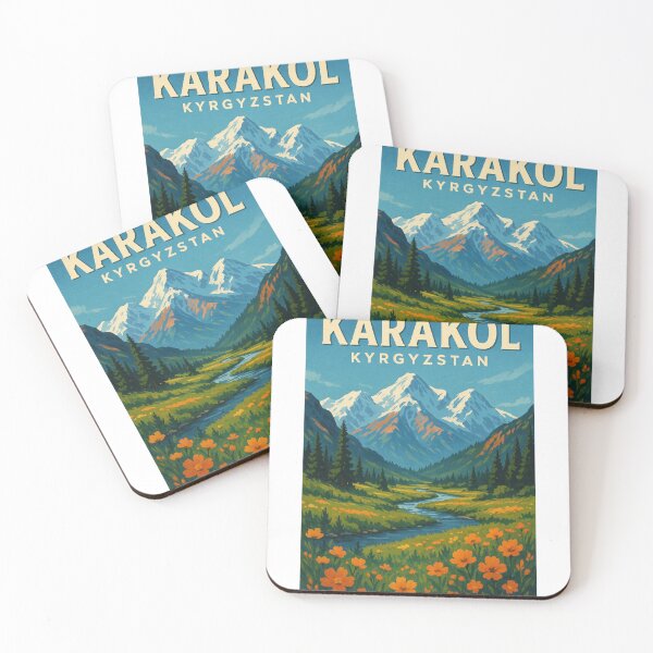 Item preview, Karakol, Kyrgyzstan – Alpine Valley and Wildflower Meadow designed and sold by Aryabek.