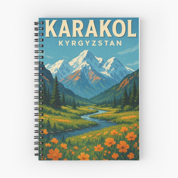 Item preview, Karakol, Kyrgyzstan – Alpine Valley and Wildflower Meadow designed and sold by Aryabek.