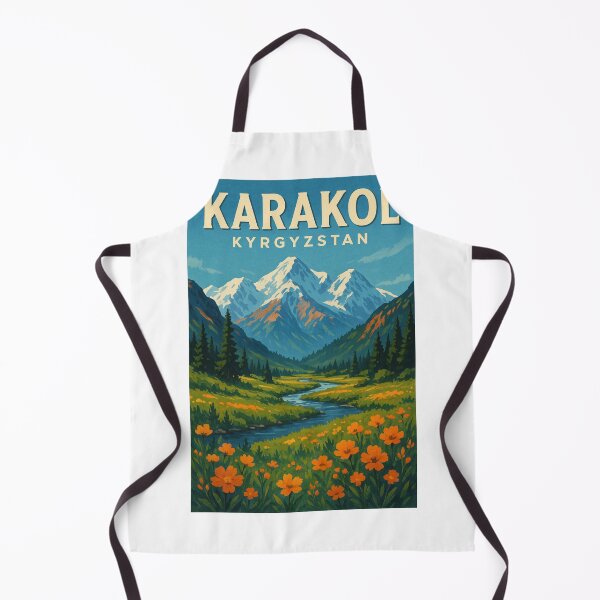 Item preview, Karakol, Kyrgyzstan – Alpine Valley and Wildflower Meadow designed and sold by Aryabek.