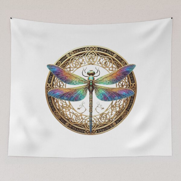 Item preview, ✨ Luminous Celtic Elven Dragonfly ✨ designed and sold by CelticSoulShop.