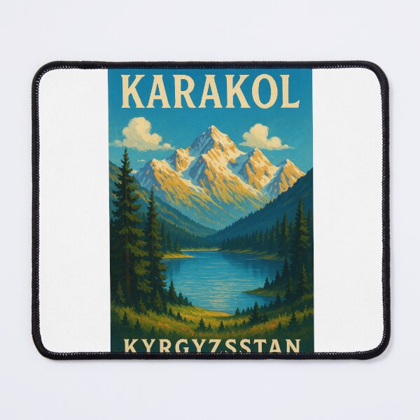 Item preview, Karakol, Kyrgyzstan – Lake and Terskey Alatau Mountains designed and sold by Aryabek.