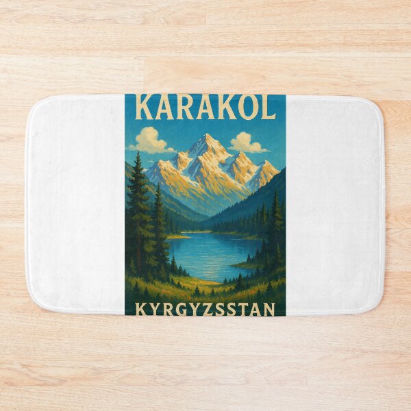 Item preview, Karakol, Kyrgyzstan – Lake and Terskey Alatau Mountains designed and sold by Aryabek.