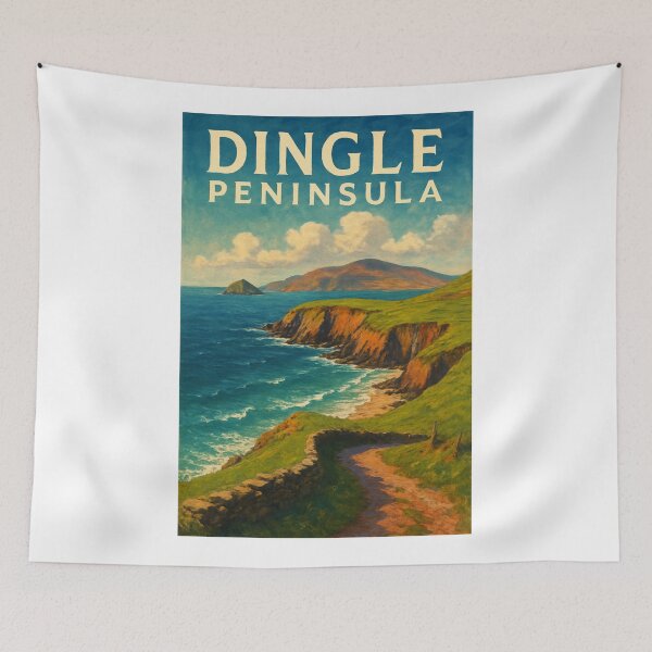Item preview, Dingle Peninsula, Ireland – Coastal Path and Slea Head View designed and sold by Aryabek.