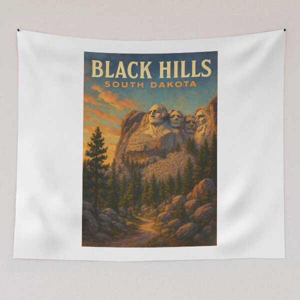 Item preview, Black Hills, South Dakota – Mount Rushmore at Sunset designed and sold by Aryabek.
