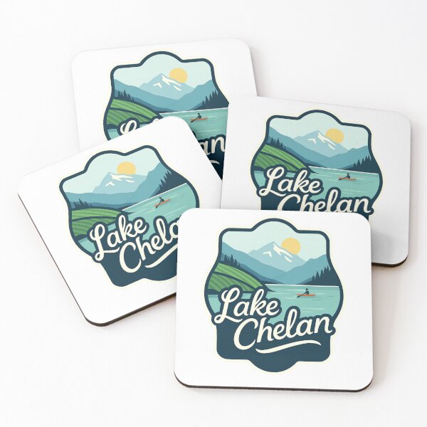 Item preview, Lake Chelan – Washington Cascade Mountains Badge designed and sold by Aryabek.