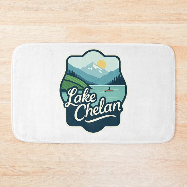 Item preview, Lake Chelan – Washington Cascade Mountains Badge designed and sold by Aryabek.