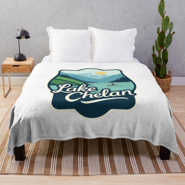 Item preview, Lake Chelan – Washington Cascade Mountains Badge designed and sold by Aryabek.