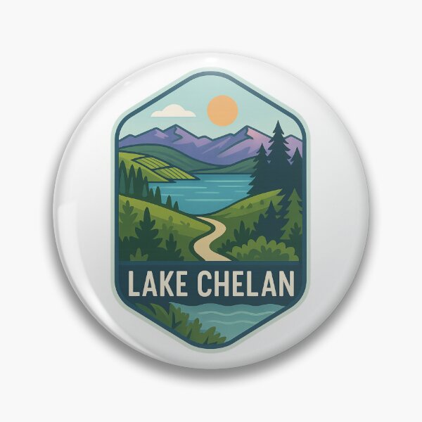 Item preview, Lake Chelan – Pacific Northwest Trail Badge designed and sold by Aryabek.