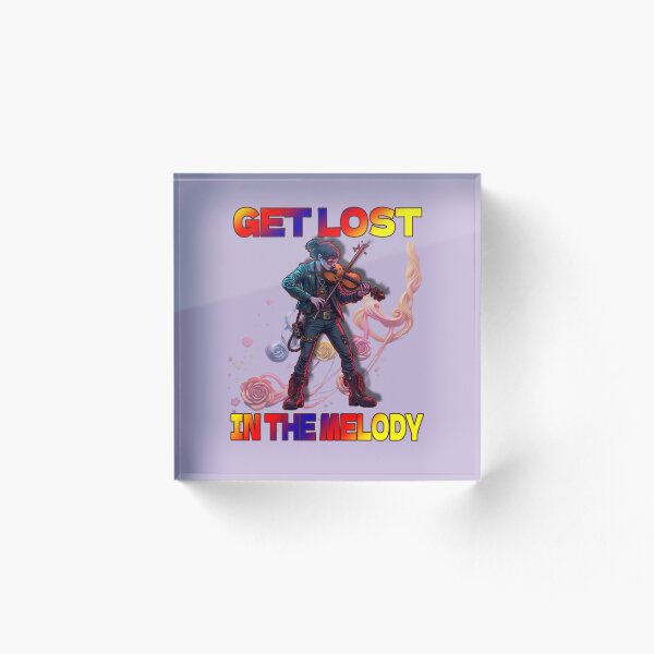 Item preview, Get Lost in the Melody – Funny Rock Violin designed and sold by INNERSELFART.