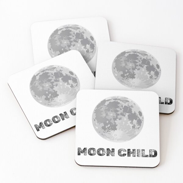 Item preview, Moon Child Aesthetic | Minimalist Lunar Quote Design designed and sold by NatFil.