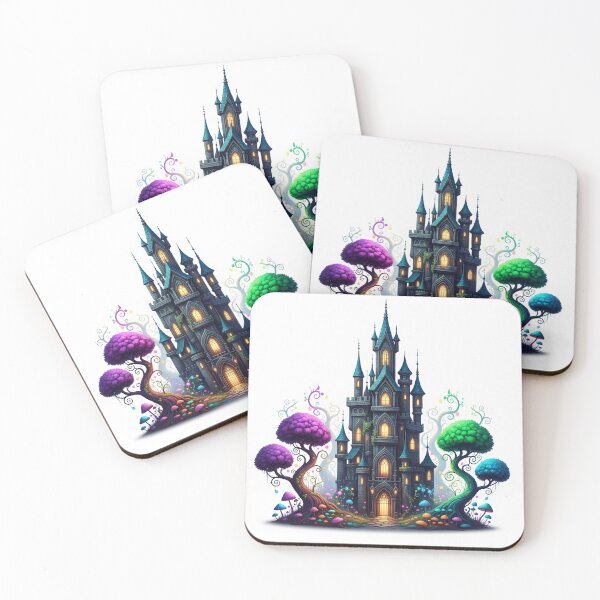 Item preview, Whimsical Castle designed and sold by MidLifeDadShop.