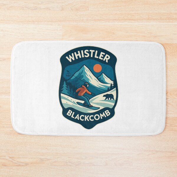 Item preview, Whistler Blackcomb Snowboarder and Bear View designed and sold by Aryabek.