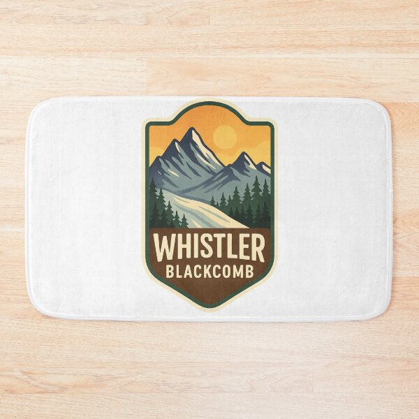 Item preview, Whistler Blackcomb Sunset Over Mountains and Pines designed and sold by Aryabek.