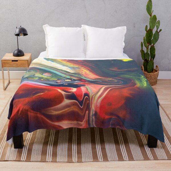 Item preview, ''In the Canyon'' abstract fluid art designed and sold by PourtionOfArt.